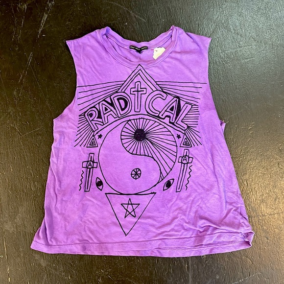 Truly Madly Deeply Tops - Truly Madly Deeply • Purple RADICAL Punk Tank ☯️